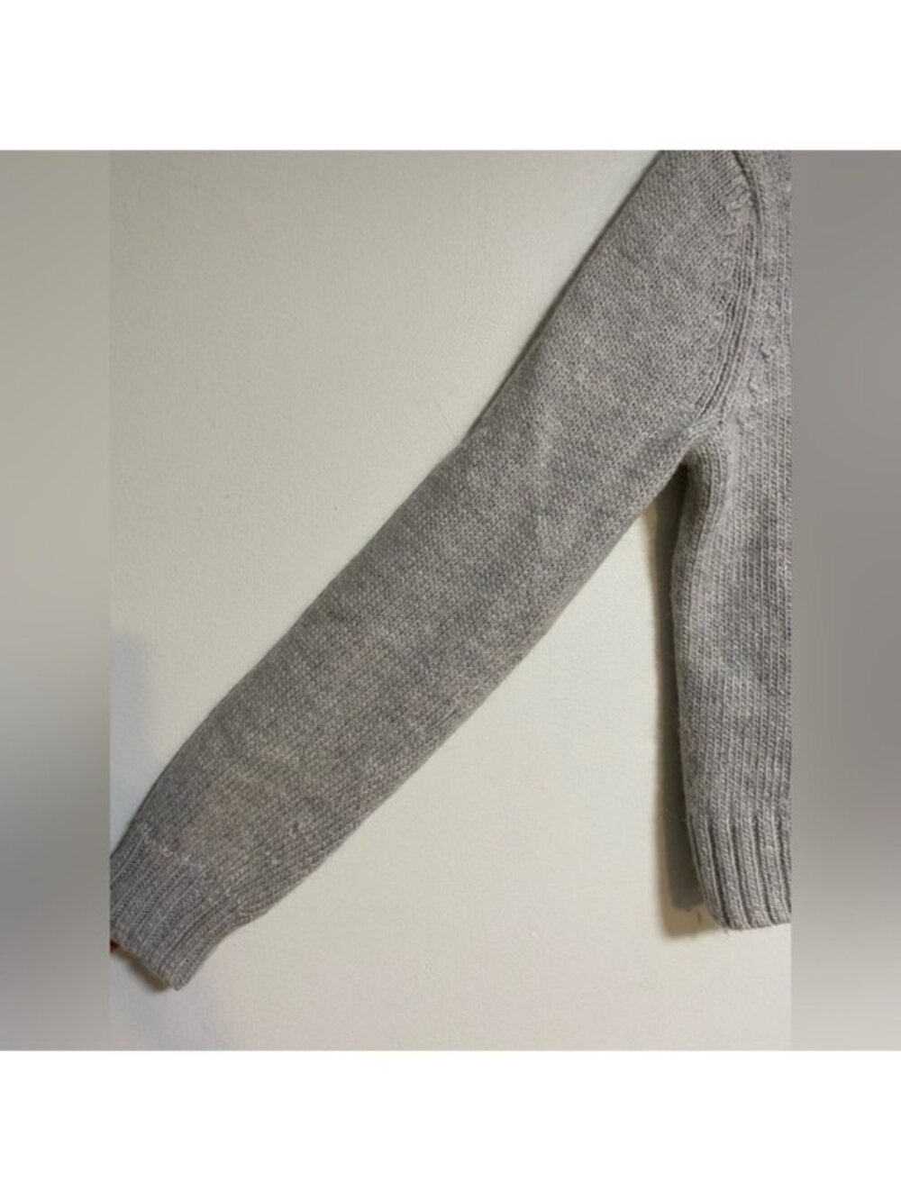 COS Light Grey Wool Blend Crewneck Sweater Size XS - Picture 4 of 7